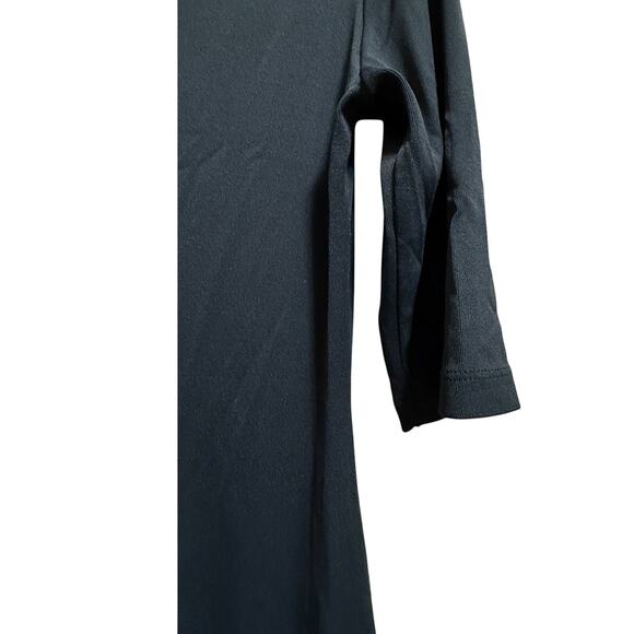 Central Park West 3/4 Sleeve Black Long Dress - Size Medium - Picture 5 of 7